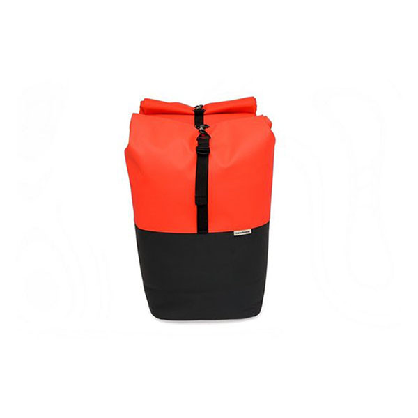 Newlooxs Fietstas dubbel | New Looxs | Nyborg MIK | 34 liter (Rood/zwart) RT1769 K170404754 - 2