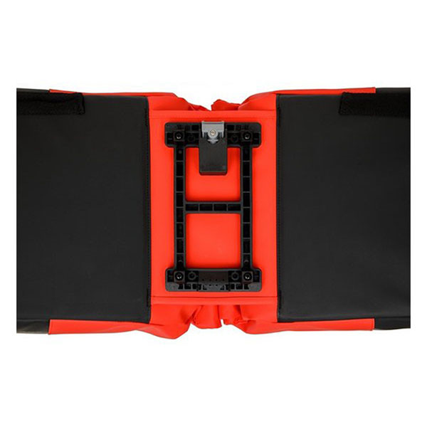 Newlooxs Fietstas dubbel | New Looxs | Nyborg MIK | 34 liter (Rood/zwart) RT1769 K170404754 - 3