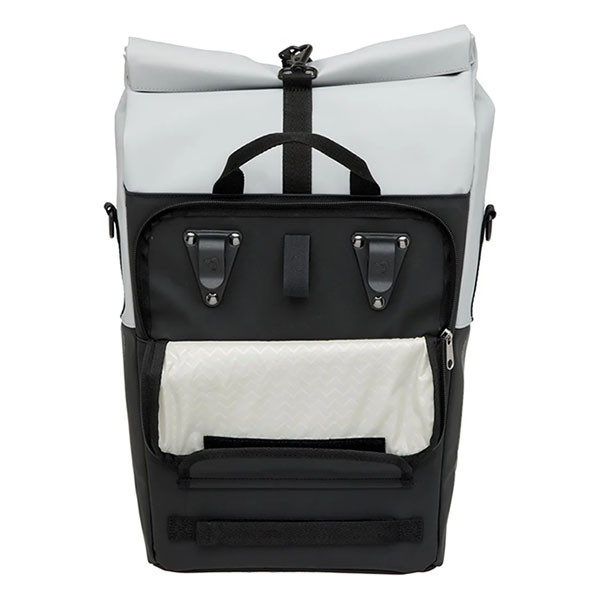 Newlooxs Fietstas enkel | New Looxs | Nyborg | 17 liter (Lichtgrijs/zwart) RT1764 K170404751 - 3