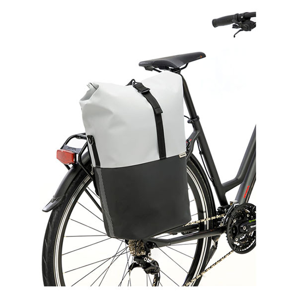Newlooxs Fietstas enkel | New Looxs | Nyborg | 17 liter (Lichtgrijs/zwart) RT1764 K170404751 - 4