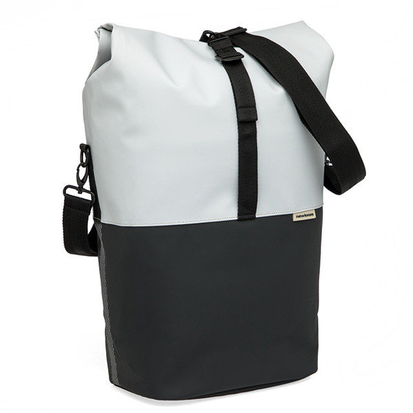Newlooxs Fietstas enkel | New Looxs | Nyborg | 17 liter (Lichtgrijs/zwart) RT1764 K170404751 - 1
