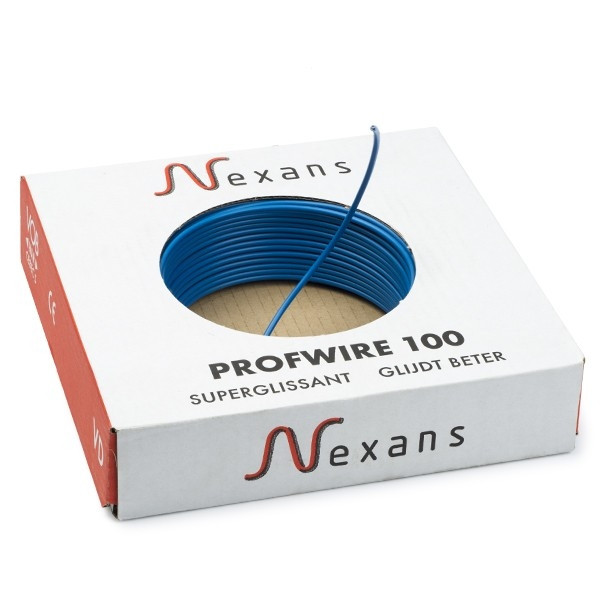 Nexans Installatiedraad | Nuldraad | 100 meter (VD, Siliconen, 2.5 mm²) 0126403 K180000007 - 1