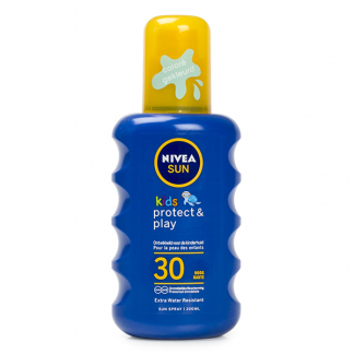 Nivea zonnebrand | Factor 30 (Spray voor kinderen, Gekleurd, Extra waterresistent, 200 ml)  A080000109 - 