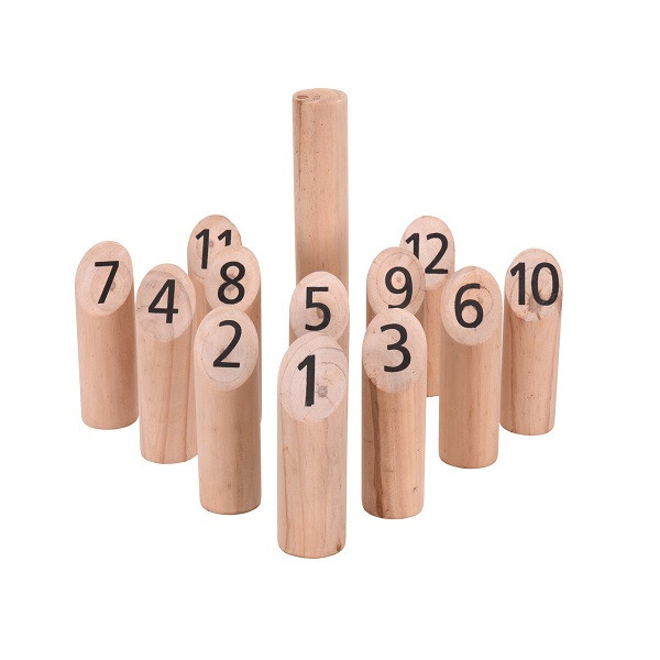 Outdoor games Kubb spel | Outdoor Games (13-delig, Hout) 491501940 K071000519 - 1
