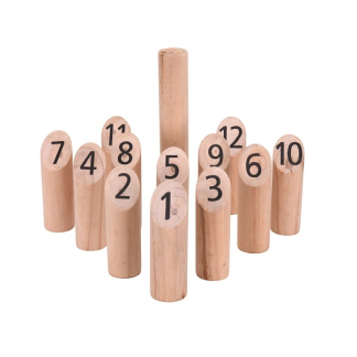 Outdoor games Kubb spel | Outdoor Games (13-delig, Hout) 491501940 K071000519 - 1