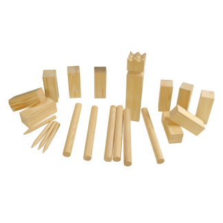 Outdoor games Kubb spel | Outdoor Games (22-delig, Hout) S24000150 S24200050 K071000500 - 