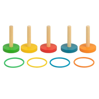 Outdoor games Ringwerpen | Outdoor Games (10-delig, Hout, Kunststof) S24200320 K071000179