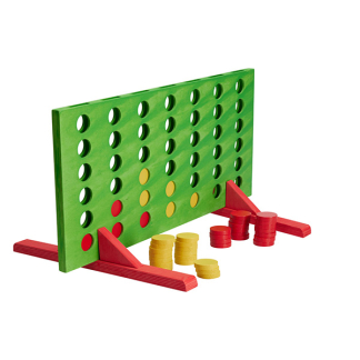 Outdoor games Vier op een rij | Outdoor games | 55 x 28 x 6 cm (2 tot 4 spelers, Groen) S24200290 K170105291