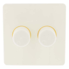PEHA Dimmerknop | Peha | ST (LED, Duo, Wit) 6601195 K180106527 - 2