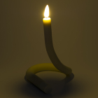 PEHA Flexibele led dinerkaars | PEHA | 40 cm (Buigbaar, Bewegende vlam, Ivoor) MB-30410 K150303156 - 2