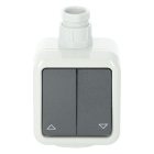 PEHA Jaloezieschakelaar voor buiten | PEHA (Impuls, Grijs) 66.028.04 K180108125 - 1