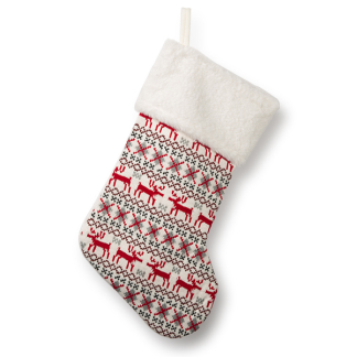 PEHA Kerstsok | PEHA | 45 cm (Wit/Rood) BB-44305 K150303253 - 1