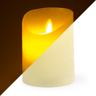 PEHA LED kaars | 10 cm | PEHA (Bewegende vlam, Timer, Crème) MB-20109 K150303100 - 