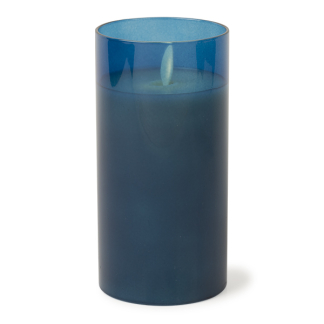 PEHA LED kaars | 15 cm | Peha (In glas, Timer, Blauw) MB-11320 K150303149 - 