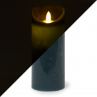 LED kaars | 18 cm | PEHA (Bewegende vlam, Timer, Jeans blauw) 1