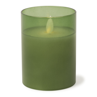 PEHA Led kaars | 10 cm | Peha (In glas, Timer, Groen) MB-11235 K150303141 - 2