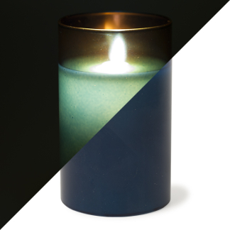 PEHA Led kaars | 12.5 cm | PEHA (In glas, Timer, Blauw) MB-11315 K150303148 - 1