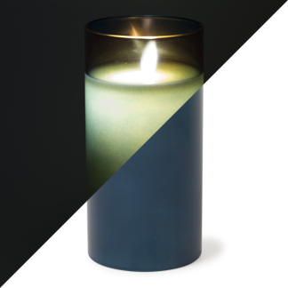 PEHA Led kaars | 15 cm | Peha (In glas, Timer, Blauw) MB-11320 K150303149 - 1