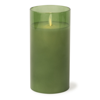 PEHA Led kaars | 15 cm | Peha (In glas, Timer, Groen) MB-11245 K150303143 - 2