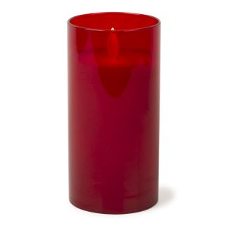 PEHA Led kaars | 15 cm | Peha (In glas, Timer, Rood) MB-11275 K150303146 - 2