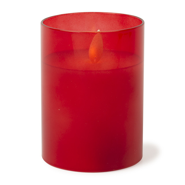 PEHA Led kaars | PEHA | 10 cm (In glas, Timer, Rood) MB-11265 K150303144 - 2