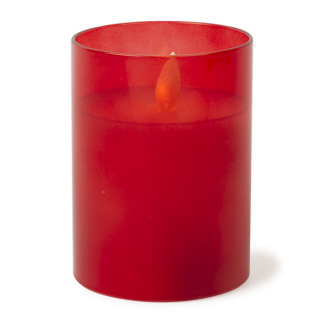 PEHA Led kaars | PEHA | 10 cm (In glas, Timer, Rood) MB-11265 K150303144 - 2
