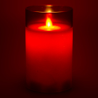 PEHA Led kaars | PEHA | 12.5 cm (In glas, Timer, Rood) MB-11270 K150303145 - 3