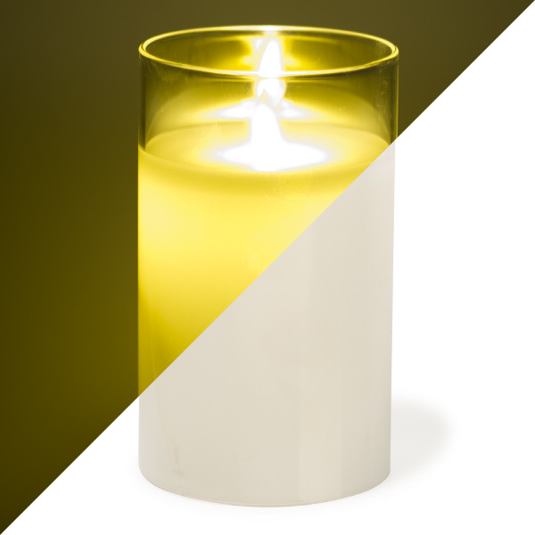 PEHA Led kaars | PEHA | 12.5 cm (In glas, Timer, Wit) MB-10305 K150303139 - 1