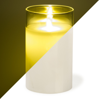 PEHA Led kaars | PEHA | 12.5 cm (In glas, Timer, Wit) MB-10305 K150303139 - 1