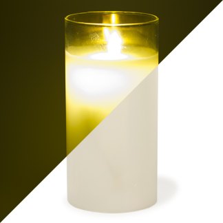 PEHA Led kaars | PEHA | 15 cm (In glas, Timer, Wit) MB-10310 K150303140 - 1