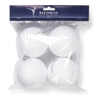 PEHA Nep sneeuwballen | Ø 8 cm (4 stuks) RN-10100 K150303229 - 