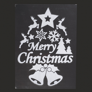 PEHA Raamsticker kerst | PEHA | 29.5 x 40 cm (Merry Christmas) RD-60375 K150303218 - 