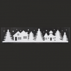 PEHA Raamsticker kerst | PEHA | 9.5 x 40 cm (Huizen, Dennenbomen) RD-60215 K150303212