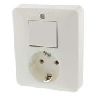 PEHA Stopcontact met schakelaar | PEHA (Inbouw, Randaarde, Wissel, Wit) 66.011.68 K180106625 - 4