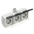 PEHA Stopcontact voor buiten | PEHA | M20 (Randaarde, Grijs) 6602855 K180106003 - 1