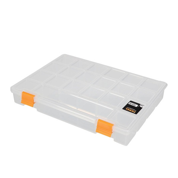 Perel Assortimentsdoos | Perel | 276 x 203 x 42 mm (21 vakjes, Transparant) OMRC11 K100401013 - 1