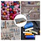 Perel Assortimentsdoos | Perel | 327 x 258 x 47 mm (20 vakjes, Zwart/Geel) OMR13 K100401010 - 1