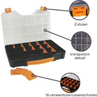 Perel Assortimentsdoos | Perel | 327 x 258 x 47 mm (20 vakjes, Zwart/Geel) OMR13 K100401010 - 3