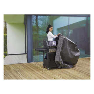 Perel BBQ hoes | Rechthoekig | 135 x 65 x 110 cm (PP, Grijs) BBCW135 K170103112 - 4