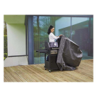 Perel BBQ hoes | Rechthoekig | 135 x 65 x 110 cm (PP, Grijs) BBCW135 K170103112 - 4