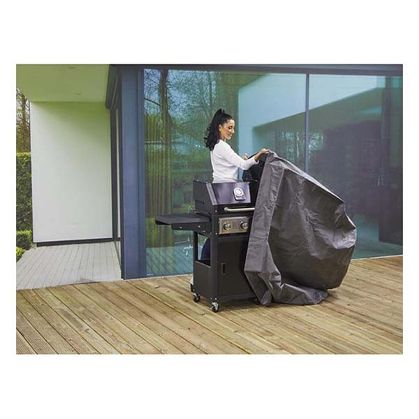 Perel BBQ hoes | Rechthoekig | Perel | 155 x 65 x 110 cm (PP, Grijs) BBCW155 K170103114 - 4