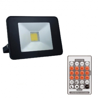 Perel Beveiligingslamp met sensor | Perel (20W, 1600lm, 4000K, Binnen/Buiten) LEDA5002NW-BM A150305116 - 1