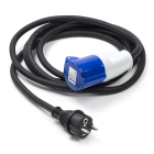 CEE verloopkabel | Perel | 3 meter (Schuko naar CEE)