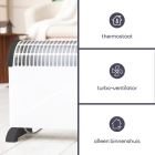 Perel Convectorkachel | Perel (2000W, Ruimtes tot 25 m², Turbo) CH0007 K170101149 - 2