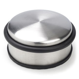 Perel Deurstopper | Perel | 4 cm x Ø 10 cm (RVS, Rubber) TL74052 K170104551 - 1
