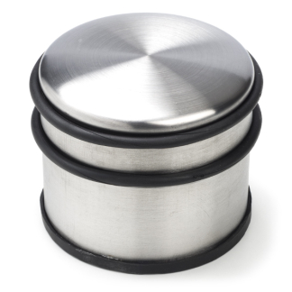 Perel Deurstopper | Perel | 7,5 cm x Ø 9 cm (RVS, Rubber) TL74051 K170104552