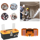 Perel Gereedschapskist | Perel | 32 x 15.5 x 13.9 cm (Afsluitbaar, Metalen sluiting, Kunststof) OM13M K100401016 - 4