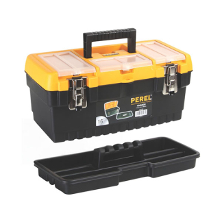 Perel Gereedschapskist | Perel | 41.3 x 21.2 x 18.6 cm (Afsluitbaar, Metalen sluiting, Kunststof) OM16M K100401017 - 2
