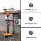 Perel Gereedschapskist | Perel | 56.4 x 31 x 31 cm (Afsluitbaar, Metalen sluiting, Kunststof) OM22M K100401019 - 2