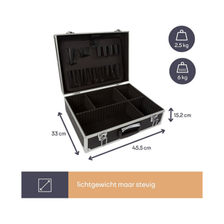 Perel Gereedschapskoffer | Perel (Aluminium, Sleutelslot) 1819-N K101303052 - 3